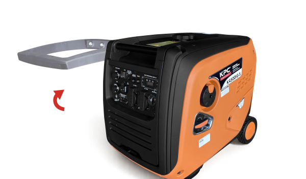 Kit de ruedas con asa plegable