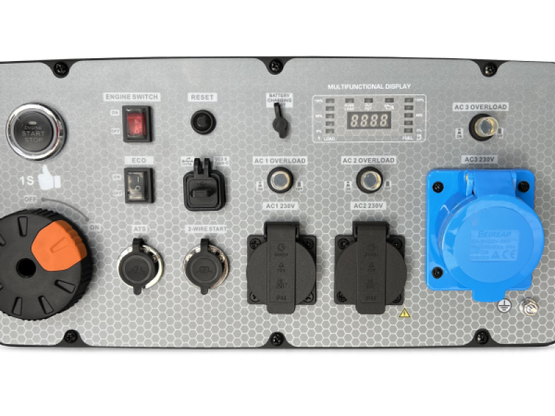 Conexión solar y carga de batería