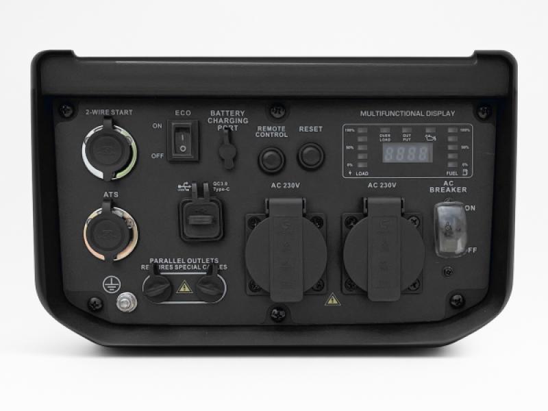 Conexión solar y carga de batería