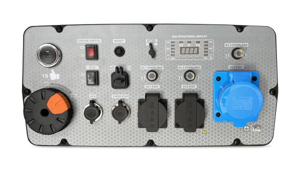 Conexión solar y carga de batería