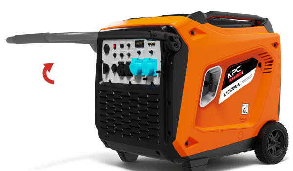 Kit de ruedas con asa plegable