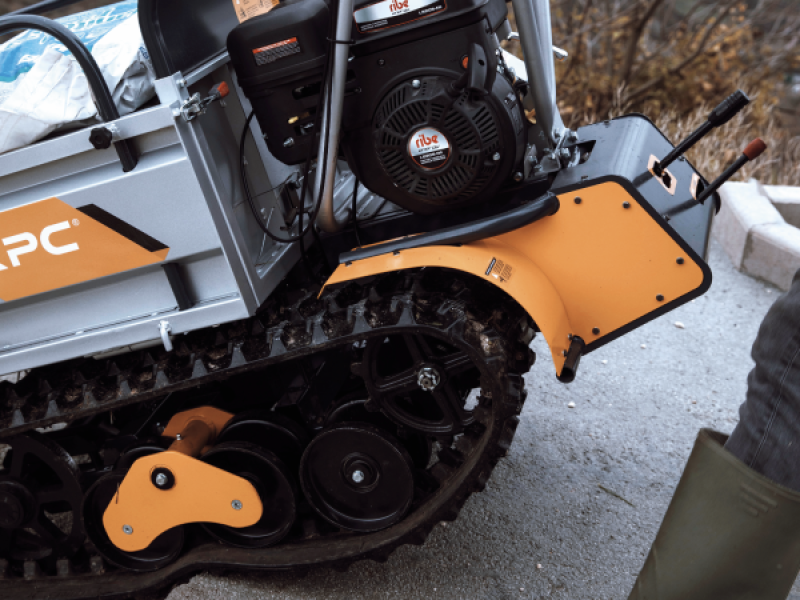 Tecnología RBS: Permite que la máquina se ajuste fácilmente a cualquier terreno