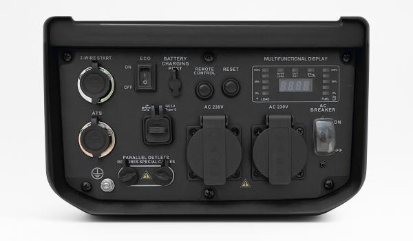 Conexión solar y carga de batería