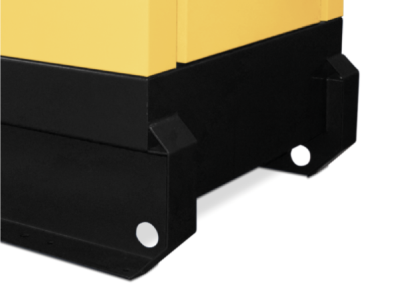 Puntos de arrastre del bastidor