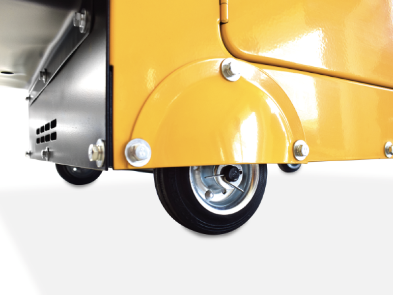 Ruedas de transporte con placa protectora