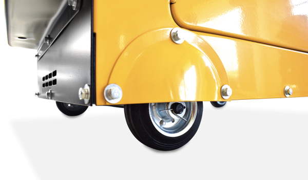 Ruedas de transporte con placa protectora