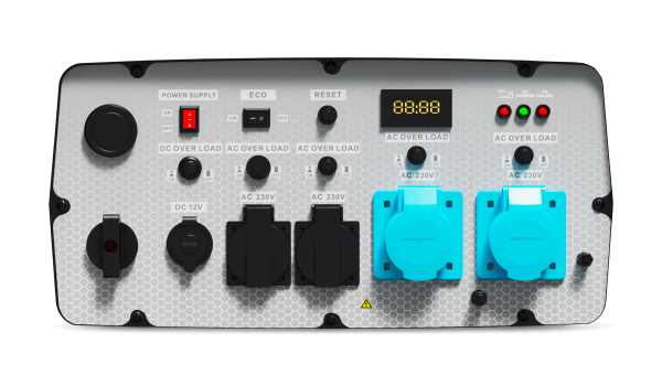 Conexión solar y carga de batería