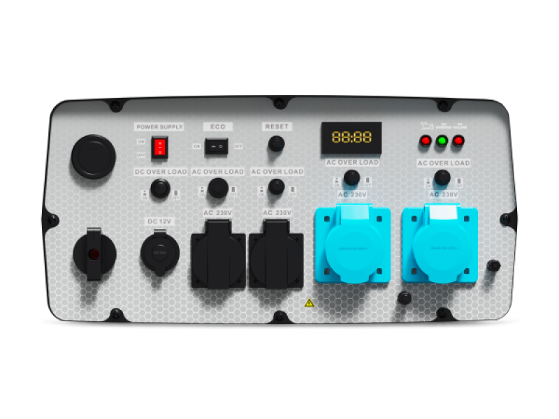 Conexión solar y carga de batería