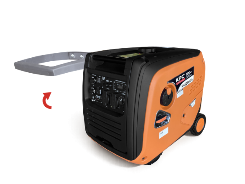 Kit de ruedas con asa plegable