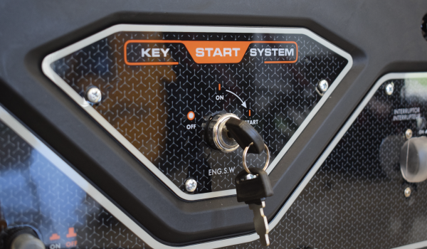 Con arranque eléctrico, fácil y rápido