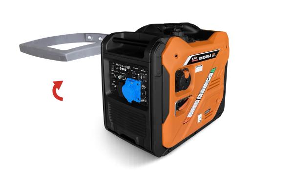 Kit de ruedas con asa plegable