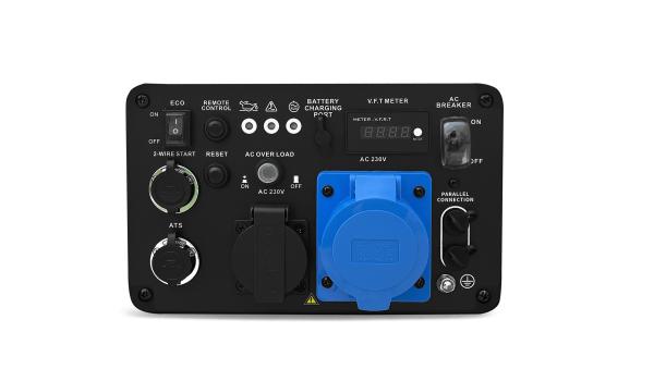 Conexión solar y carga de batería